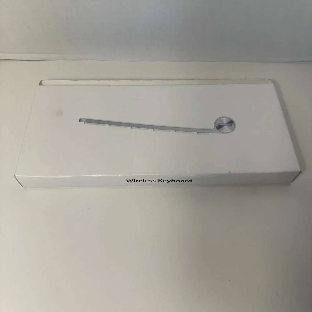 Apple A1314 Wireless Bluetooth Keyboard MC184LL/B Silver Box Tested Works